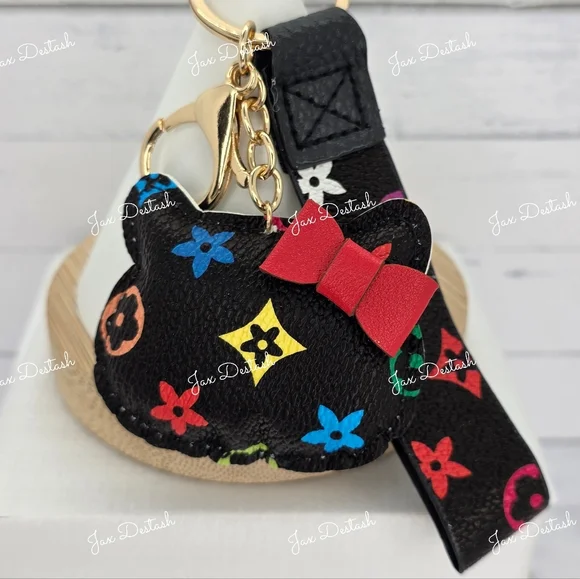 Adorable Mouse And Cat Purse/Key Charms - Picture 3 of 4